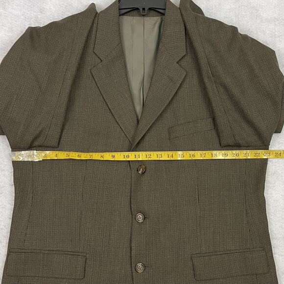 Vintage Lauren Ralph Lauren Blazer Mens Size 43R Brown Wool Single 3 Button 1996 - Picture 5 of 16
